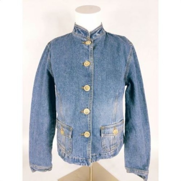 Ann Taylor LOFT Jean Jacket Women's Size 0 Blue - Picture 1 of 5